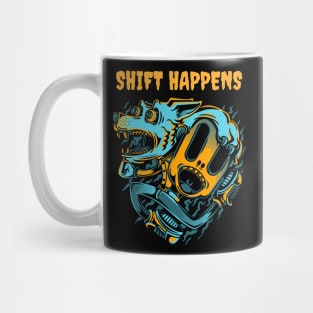 Shift Happens Crazy Werewolf Mug